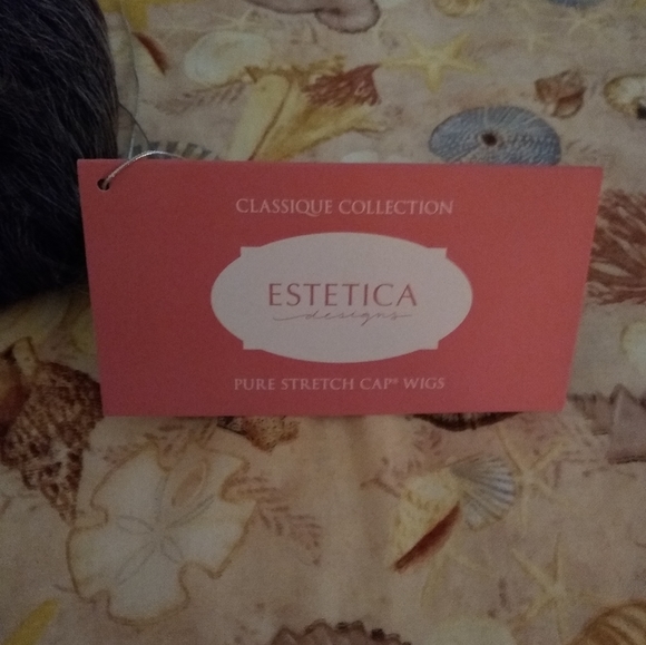 New, never worn. Woman's Petite Estetica Classique Collection Shades of Gray Wig - Picture 5 of 8